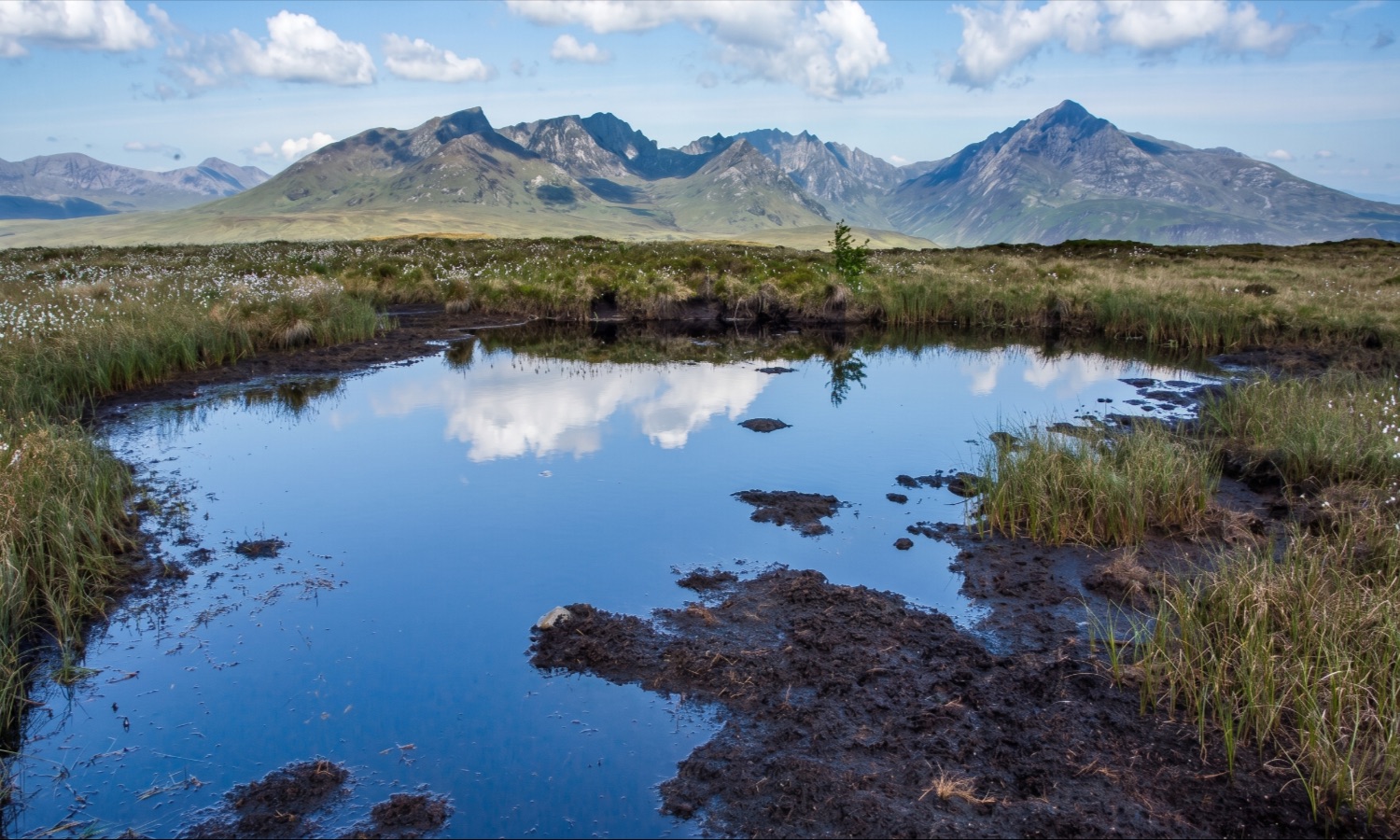 West Glensherraig land for sale — view from pond