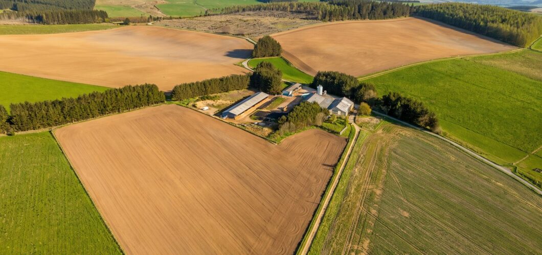 Balchimmy Farm — Aerial view